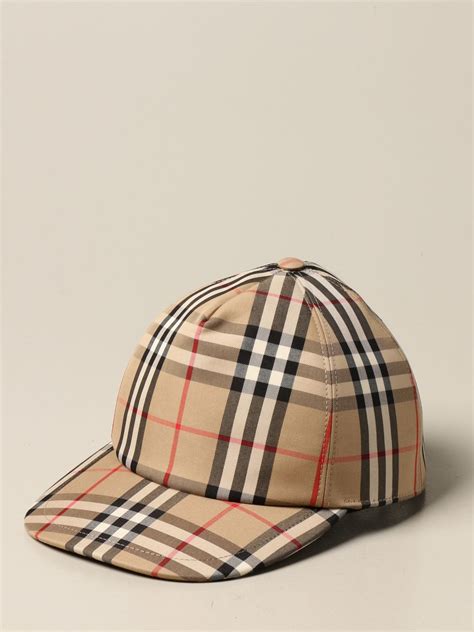 mens burberry hats